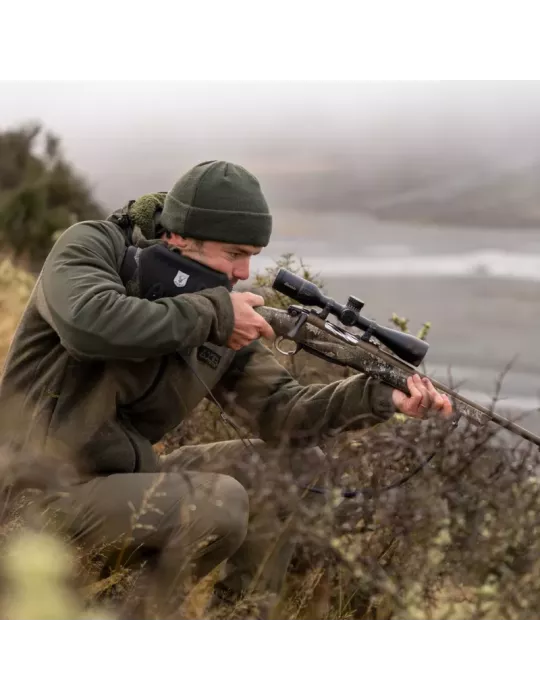 Busc en cuir style carbone Riserva droitier