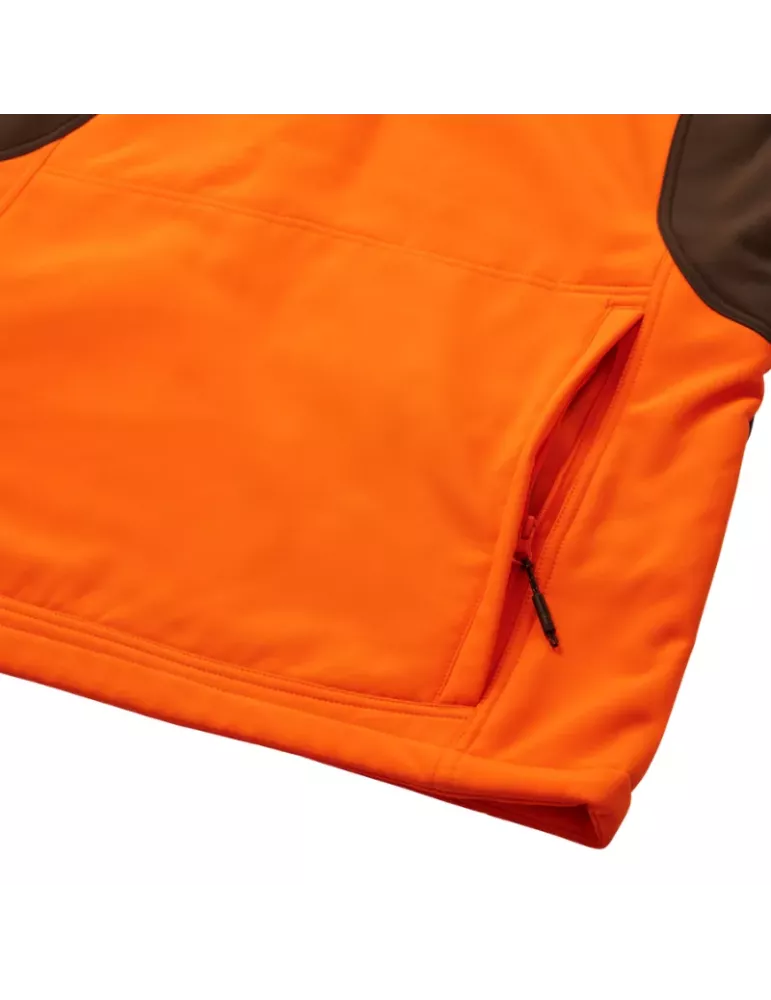 Veste sofshell Deerhunter Rogaland marron/orange